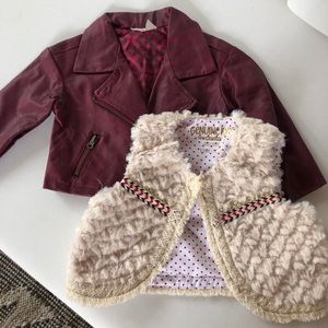 OshKosh Leather Jacket and Vest